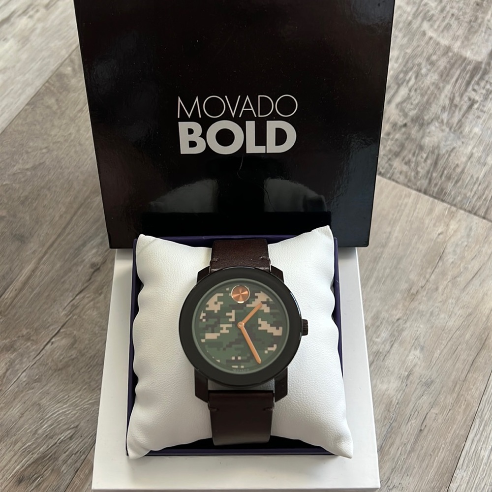 Movado Bold Mens Camouflage watch